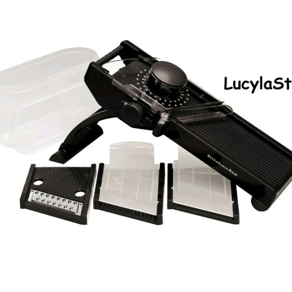 KitchenAid Large 17.5 in Mandoline Slicer Set Protective julienne blade cover